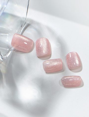 粗猫眼粉短方甲178 1 Revolutionizing Nail Art: BTArtboxnails Launches XCOATTIPS® Cat Eye Series