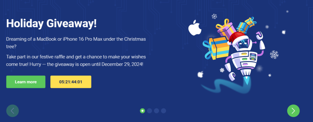 Spread Joy this Holiday Season with PQ.Hosting: Join Our Charity Campaign and Win a MacBook Air!