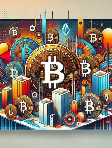 dall·e 2025 03 20 17.06.46 a modern eye catching thumbnail image featuring vibrant colors bitcoin symbols digital tokens and abstract visuals representing blockchain technol "Andy Warhol Art Tokenized on Bitcoin through RWA Initiative"
