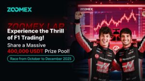 scd Zoomex Partners with MoneyGram Haas F1 to Launch “Zoomex Lap” Trading Event with a 400,000 Dollars Prize Pool