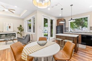 547 blair ave kitchen living room view Schedule a Tour with Glow Tiny Homes: Saint Paul's First Modern Tiny Homes