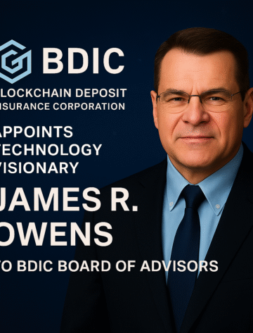 raw (BDIC) Blockchain Deposit Insurance Corporation Appoints Technology Visionary James R. Owens to BDIC Board of Advisors