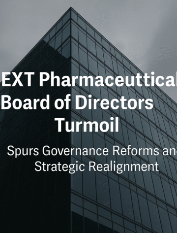 chatgpt image may 19 2025 11 39 37 pm NEXT Pharmaceuticals Board of Directors Turmoil Spurs Governance Reforms and Strategic Realignment