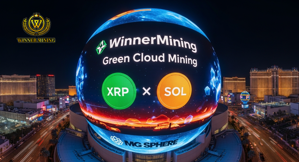 Leveraging XRP breakthrough and SOL ecosystem expansion, WinnerMining green cloud mining opens a new growth engine